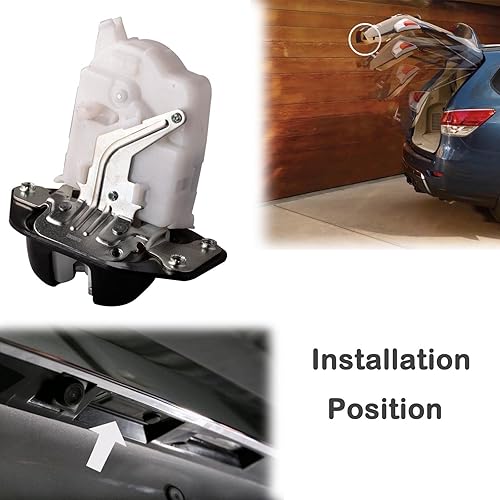 Miniatura 2 de Actuador de bloqueo de maletero con pestillo Liftgate compatible con Nissan Pathfinder 2009-2012 Quest 2011-2017 Reemplazar 90502-CY00A