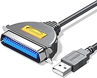 Vista 1 de UGREEN Cable de impresora USB a puerto paralelo de 10 pies, adaptador de cable CN36 IEEE1284 para impresora antigua, convertidor paralelo Centronics