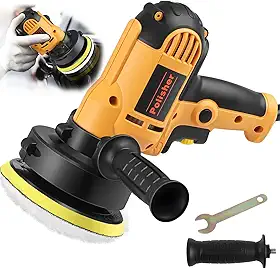 110v Politrizes Lixadeira Rotativa Multifunções Automotiva, Polidor Elétrico 700 W Lixadeira 6 Velocidades, Enceradeira de Carro com Almofadas de Polimento, Polidor de Buffer para Detalhes de Carro