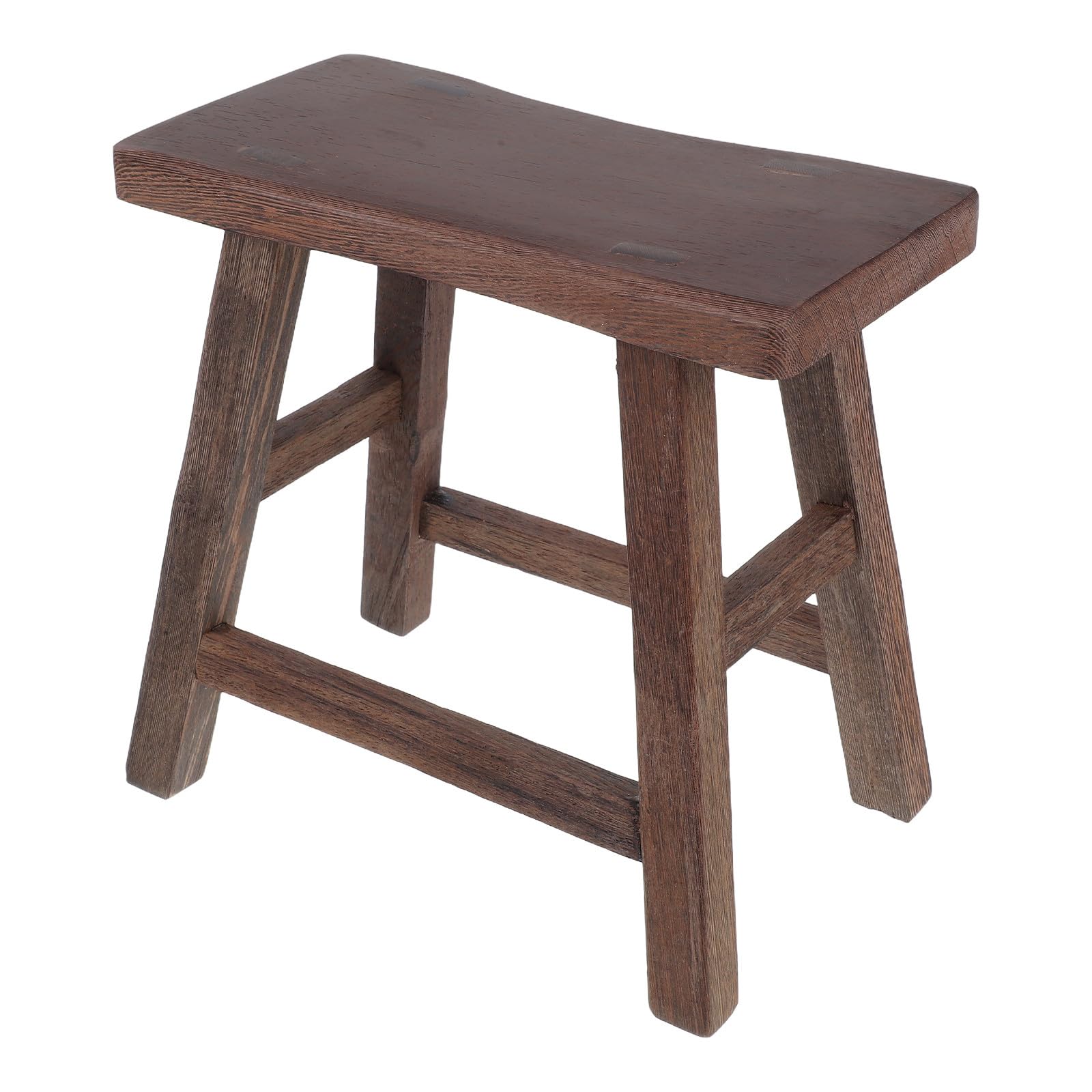 Taburete Adecuado para Ayudar a Niños a Calzarse de Madera Maciza para Niños Diseño Único de ala de Pollo Robusto y Elegante para Baño y Sala de Estar