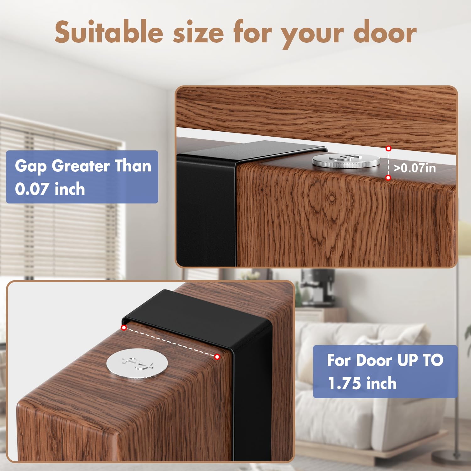 TEELLA Over The Door Hooks, 12 Hooks Over The Door Hanger Hook, 15.5" L x 11" H Over Door Hook, Over Door Towel Rack Coat Rack, Door Hooks for Hanging, Black