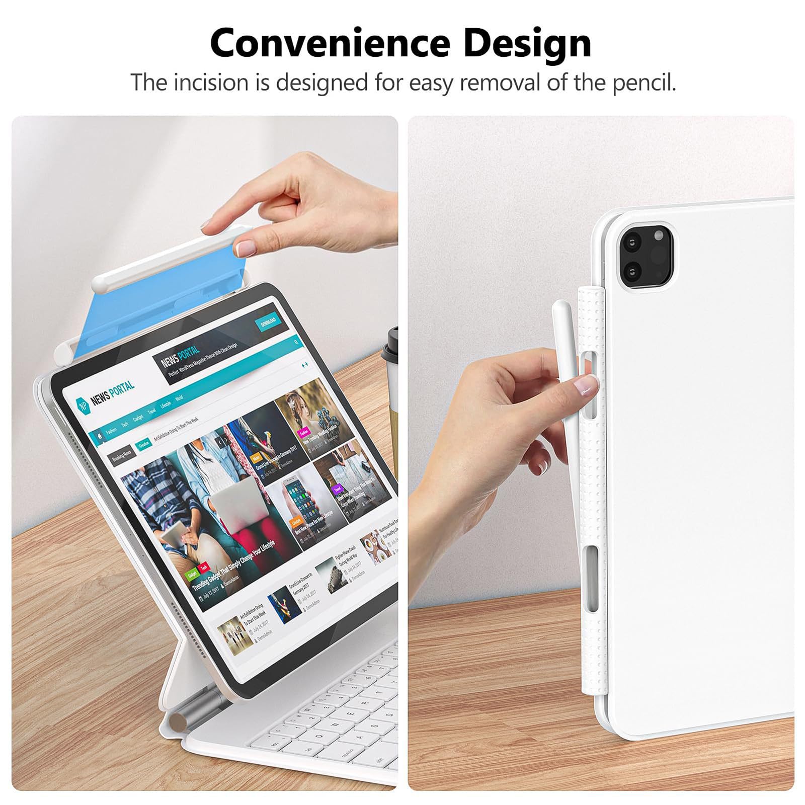 TRAHOO-Porte-Stylo Pour Apple Pencil 2ème Génération Compatible Avec