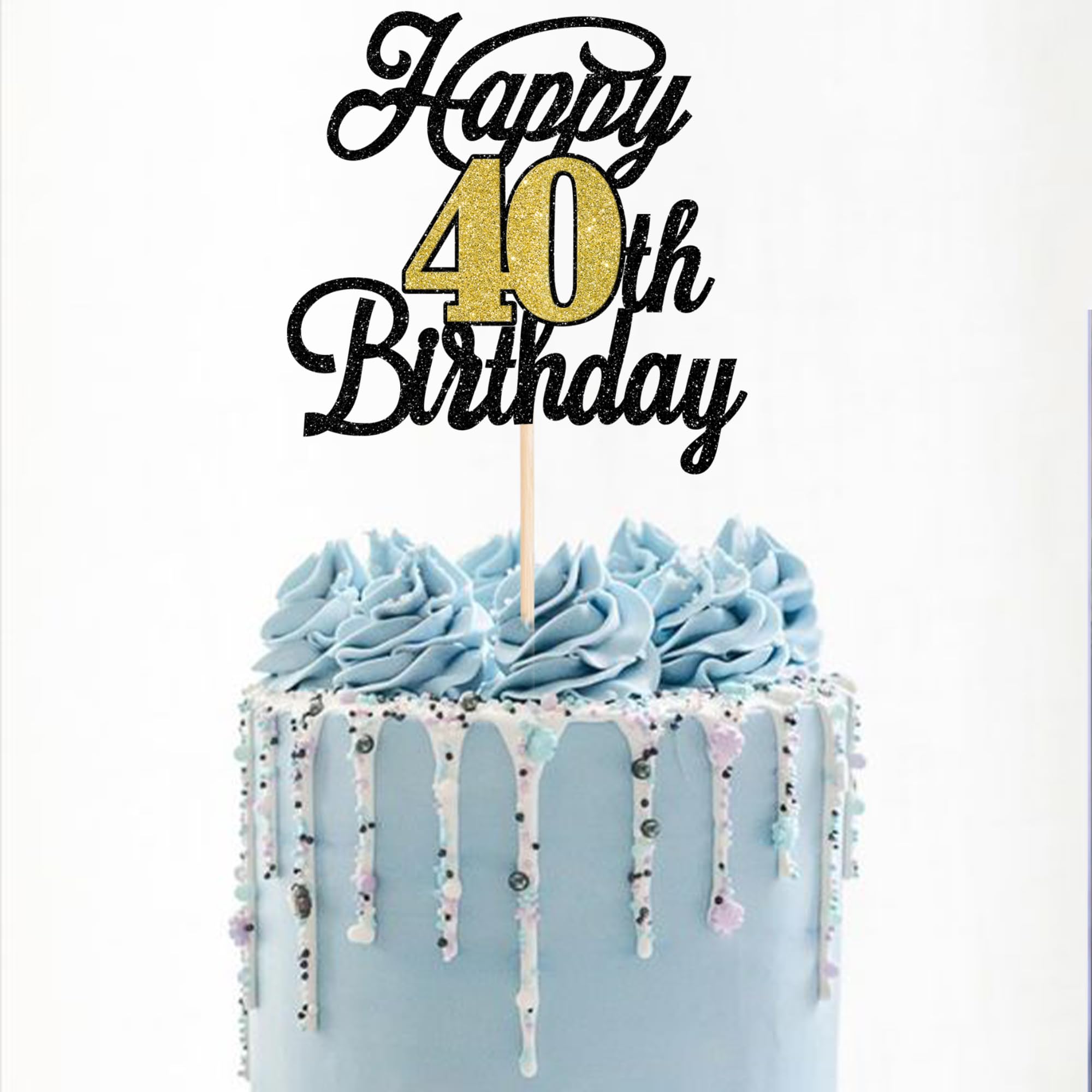 Xsstarmi 1 Lot De Décorations De Gâteau D'anniversaire « Happy 5th