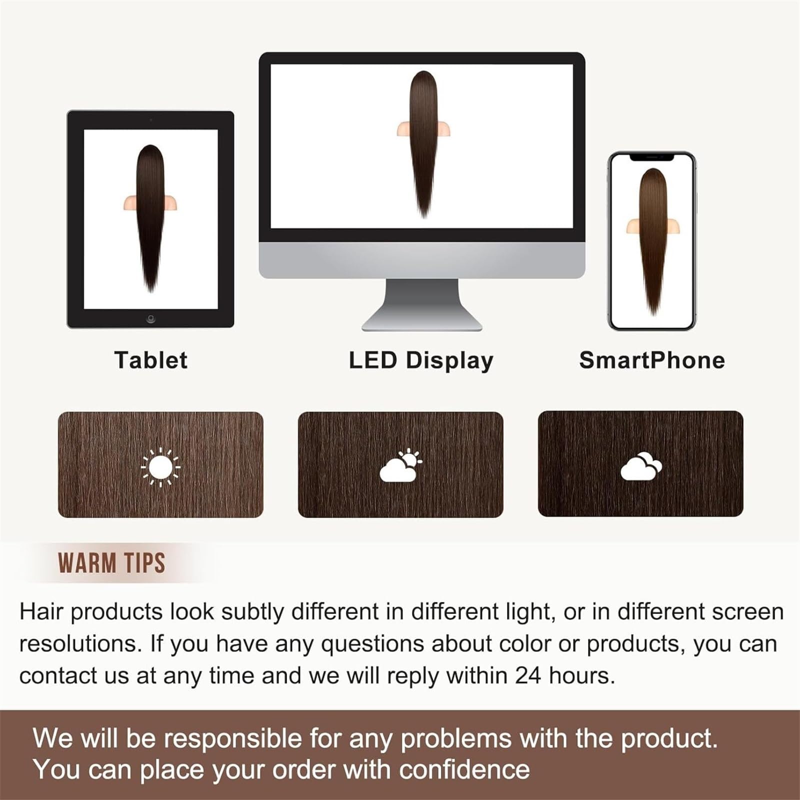 Donne #4 Extension for capelli con clip for coda di cavallo dritta coulisse, 100% umani Uso quotidiano(20inches)