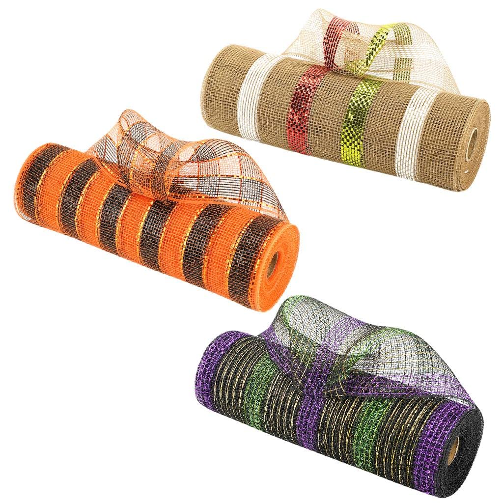 Nastro da regalo for regali, rotolo da 3 m Nastro a righe natalizie Nastro in tessuto a righe Nastro a righe for fattoria Nastro a righe artigianale Nastro in tessuto a righe for avvolgere fiocchi Fes