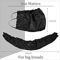 Vista 2 de eBoot 3 Piezas Gorras de Barba Gorro de Barba para Hombres Bandana Cubiertas de Cabello Facial Gorros Protectores Ajustables Gorras de Gorro Regalo