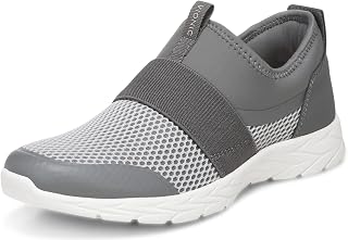 Women's Brisk Camrie Slip-on Walking Shoes - Ladies Supportive Active Sneakers That Include Three-Zone Comfort with Orthotic Insole Arch Support, Medium and Wide Fit