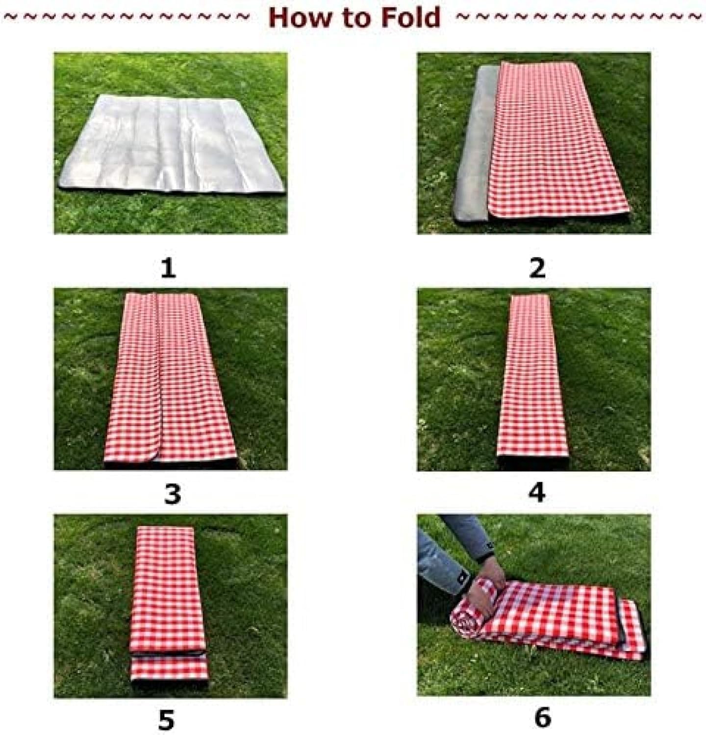 Coperta da Picnic All'aperto 200 X 200 Cm Tappetino da Picnic Impermeabile Tappetino per Insetti Stuoie per La Spiaggia Primaverile con Cinghie