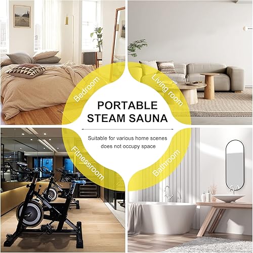 Miniatura 7 de Tienda de campaña de sauna portátil para spa en casa, sauna para una sola persona para relajación, saunas plegables ligeras para desintoxicación