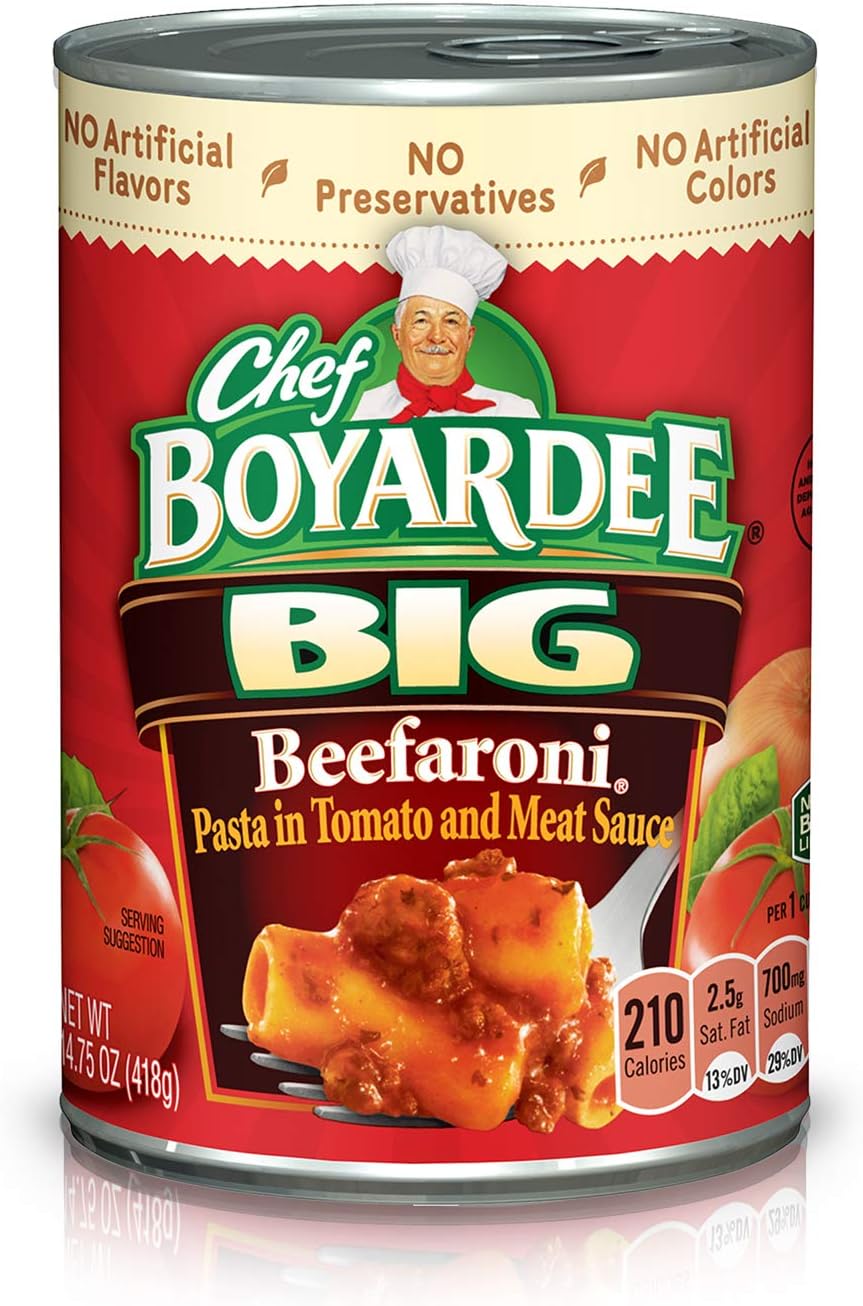 Chef Boyardee Overstuffed Italian Sausage Ravioli, 15 oz, 12 Pack