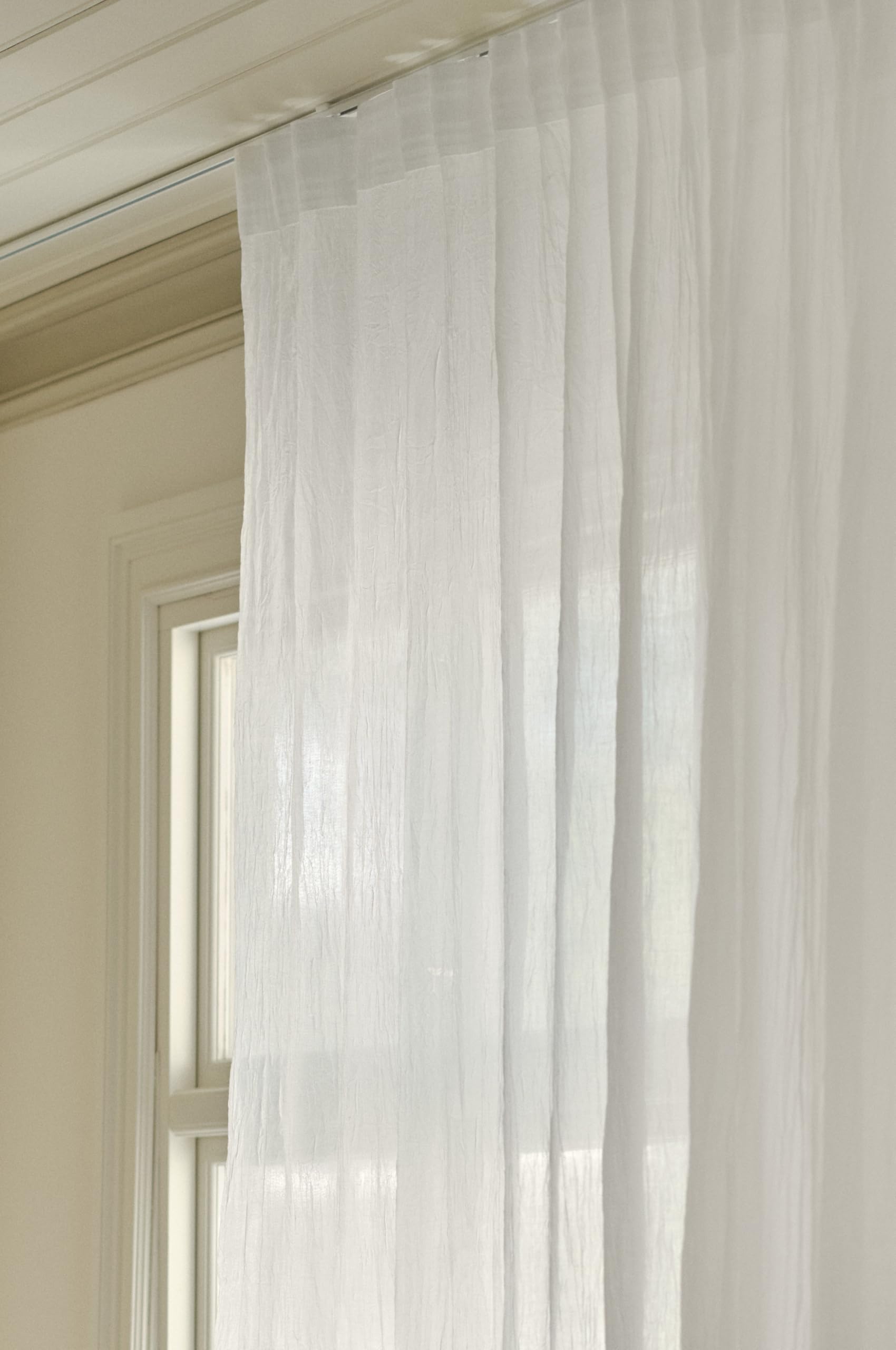 Jotex Tenda multifunzione a strati extra larga, 275 cm, in misto cotone e poliestere, certificata Oeko-TEX® Standard 100, cotone migliore, bianco, 1 pezzo 275 x 250 cm