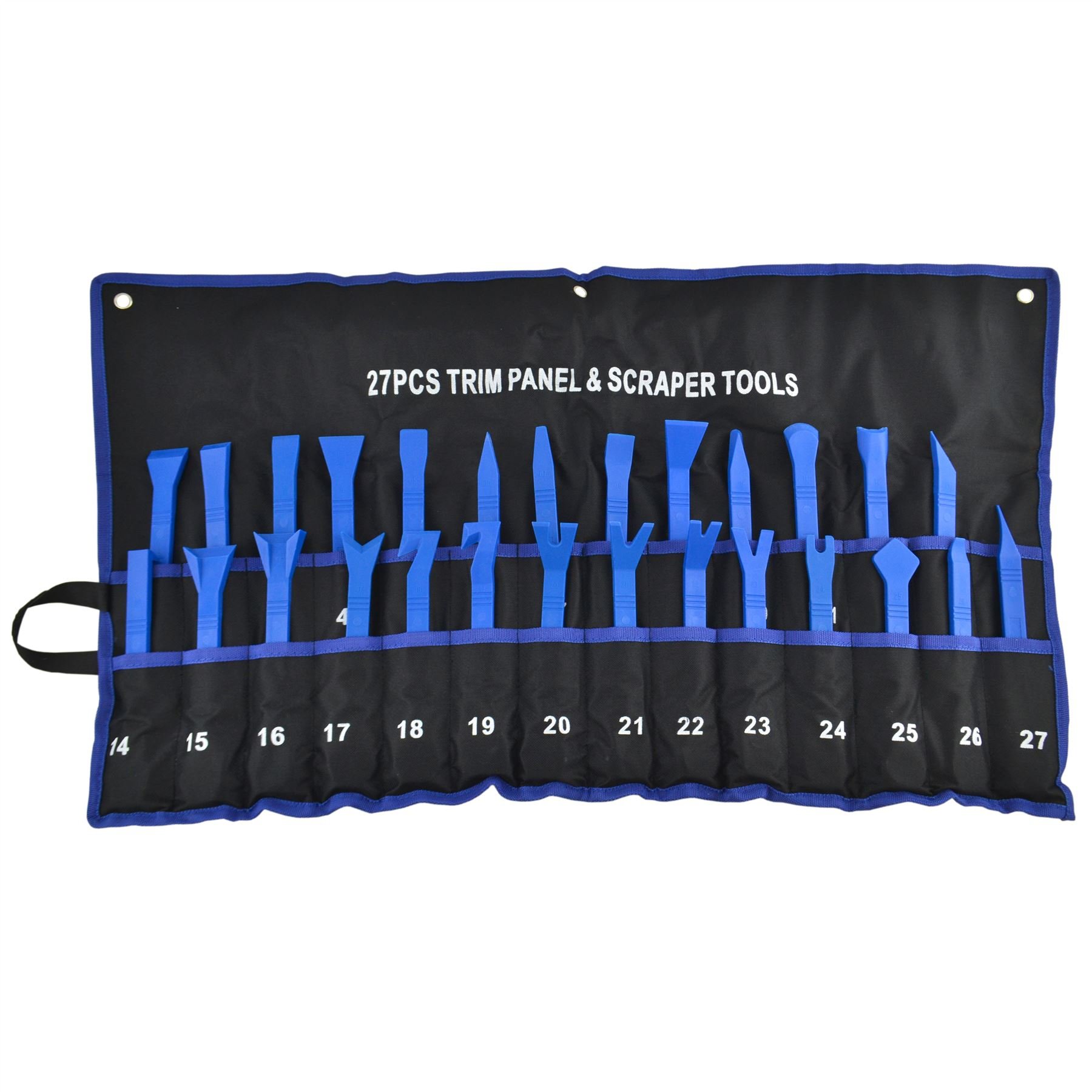 Kit suppression non racleur habillage tool set 27pc pour projet rénovation auto - 6