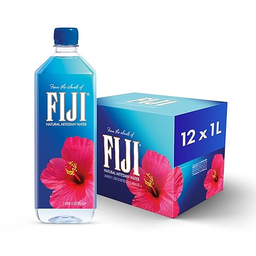 Fiji Agua natural artesiana botella de 1L Paquete de 12