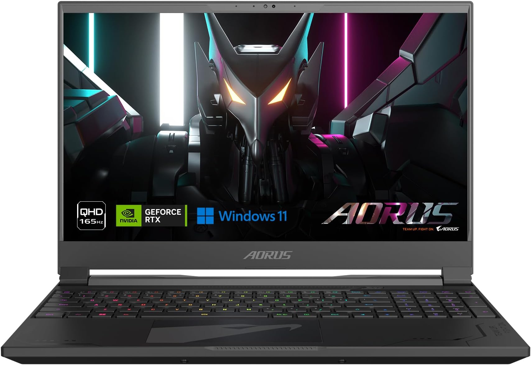 GIGABYTE AORUS 15X: 15.6" 16:9 Thin Bezel QHD 2560x1440 165Hz, NVIDIA GeForce RTX 4070 Laptop GPU 8GB GDDR6, Intel Core i9-13980HX, 16GB DDR5 RAM, 1TB SSD, Windows 11 Home (AORUS 15X ASF-D3US754SH)