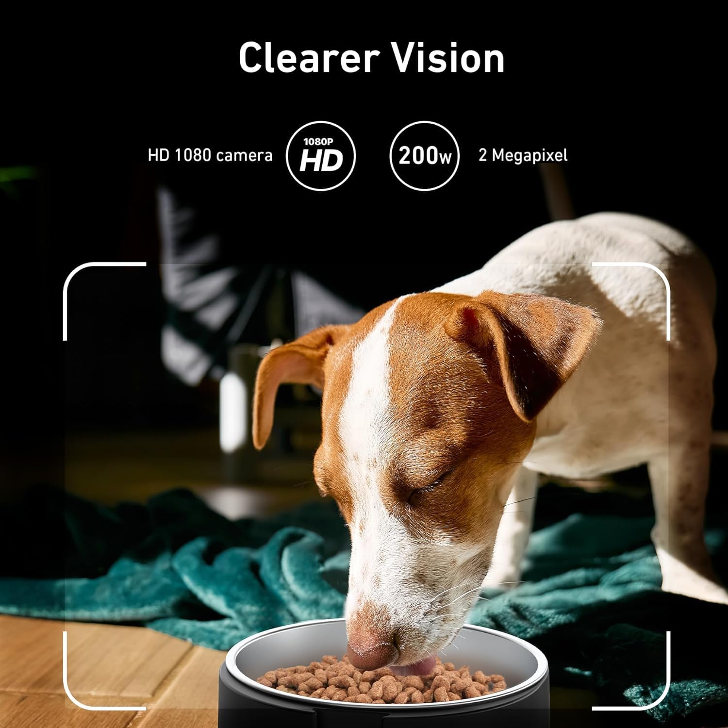 Comedero automático para Perros y Gatos con cámara y WiFi: 8L/34 Tazas, visión Nocturna 1080P, WiFi 2.4 y 5G, conversación bidireccional, grabación de Voz de 10 Segundos, dispensador de Alimentos