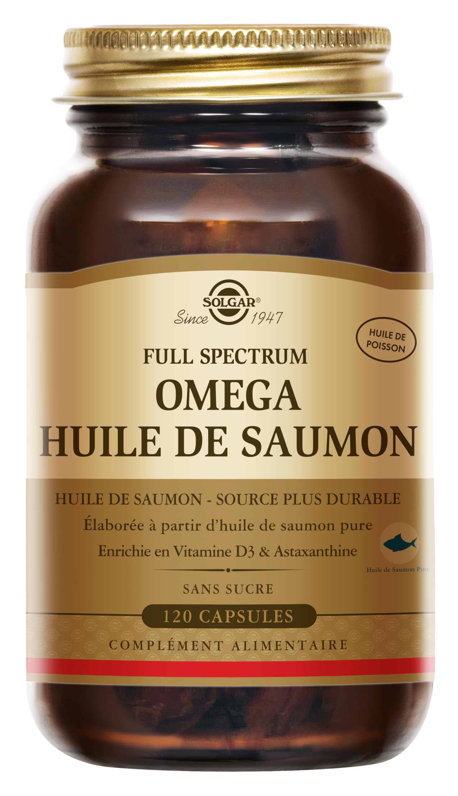 Solgar Wild Alaskan Full Spectrum Omega 120 Softgels