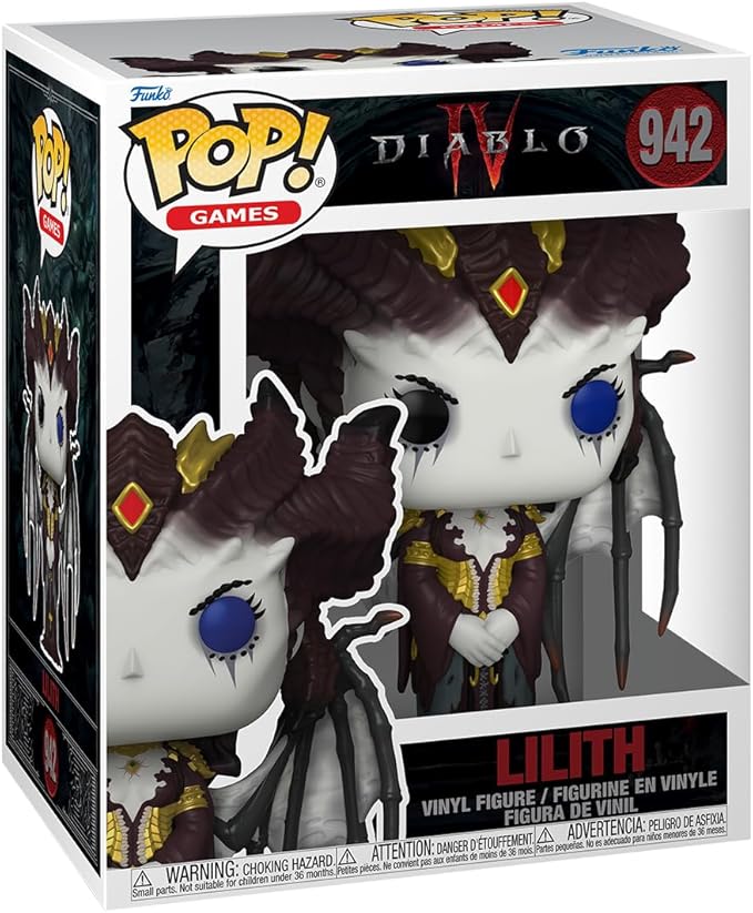 Funko POP! Super: Diablo 4- Lilith - Collectable Vinyl Figure - Gift Idea - Official Merchandise - for Kids & Adults - Video Games Fans - Model Figure for Collectors and Display