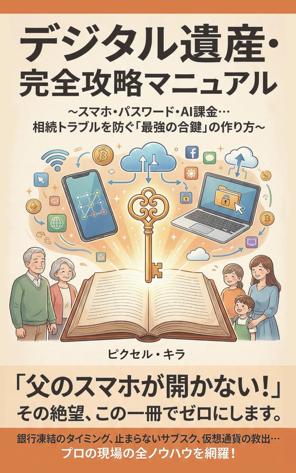 デジタル遺産・完全攻略マニュアル: スマホ・パスワード・AI課金…相続トラブルを防ぐ「最強の合鍵」の作り方