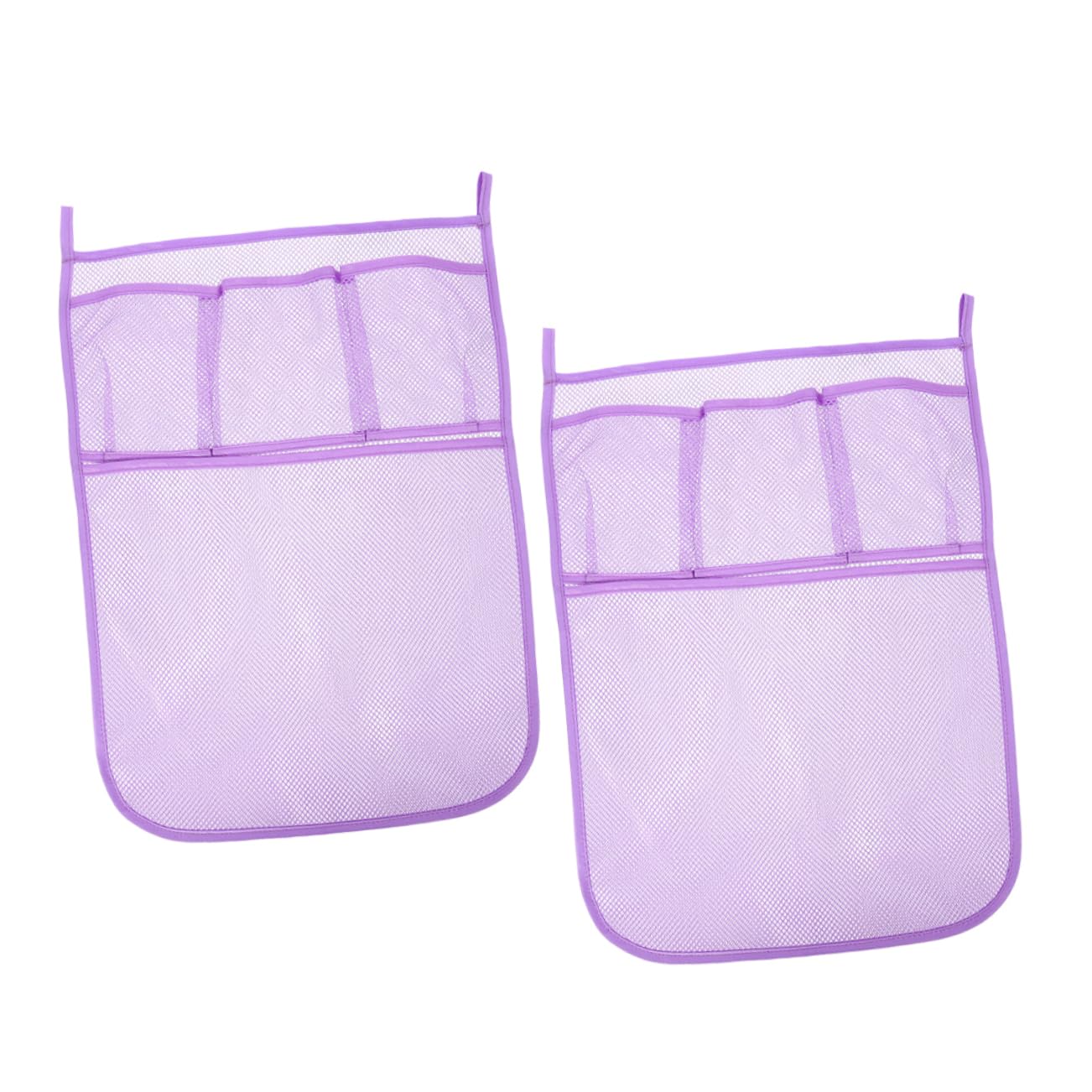 ERINGOGO 2pcs Mesh Hanging Shower Caddy Bath Toys Organizer for Tub Mesh Bath Toy Holder