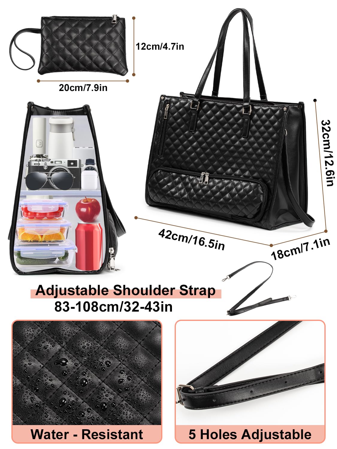 Koeltas Klein Licht Geïsoleerd Opvouwbaar Lunchtas Lunchtas Thermoshopper Voor Werk School M 10l Zwart Koeltas Klein Licht Geïsoleerd Opvouwbaar Lunchtas Lunchtas Thermoshopper Voor Werk School M 10l Zwart
