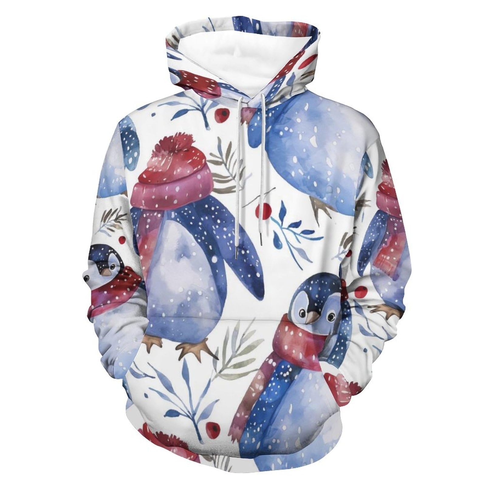 Sweat à Capuche Pingouin Idéal pour Vos Week-ends Cocooning et Sorties Décontractées - 8