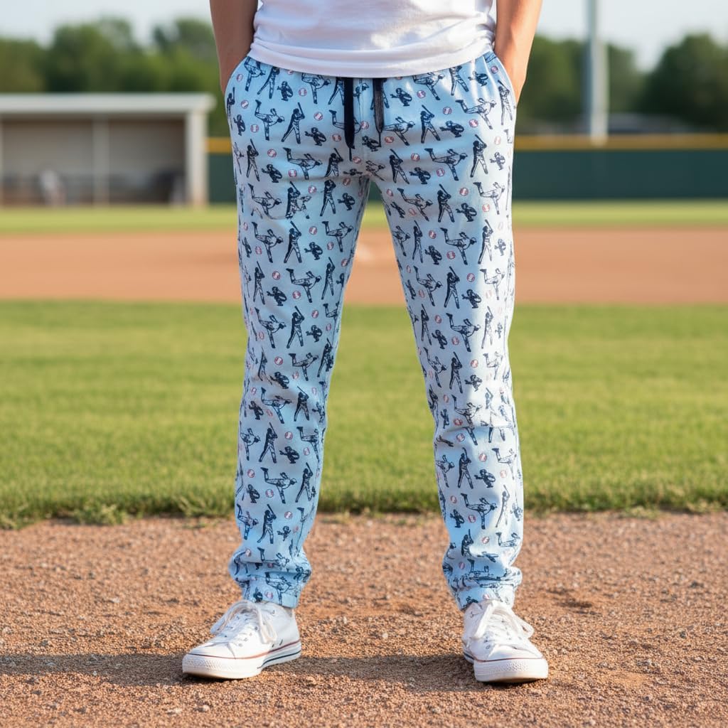 ChalkTalkSPORTS Baseball Lounge Pants | Multiple Designs | Youth and Adult Sizes - Image 2