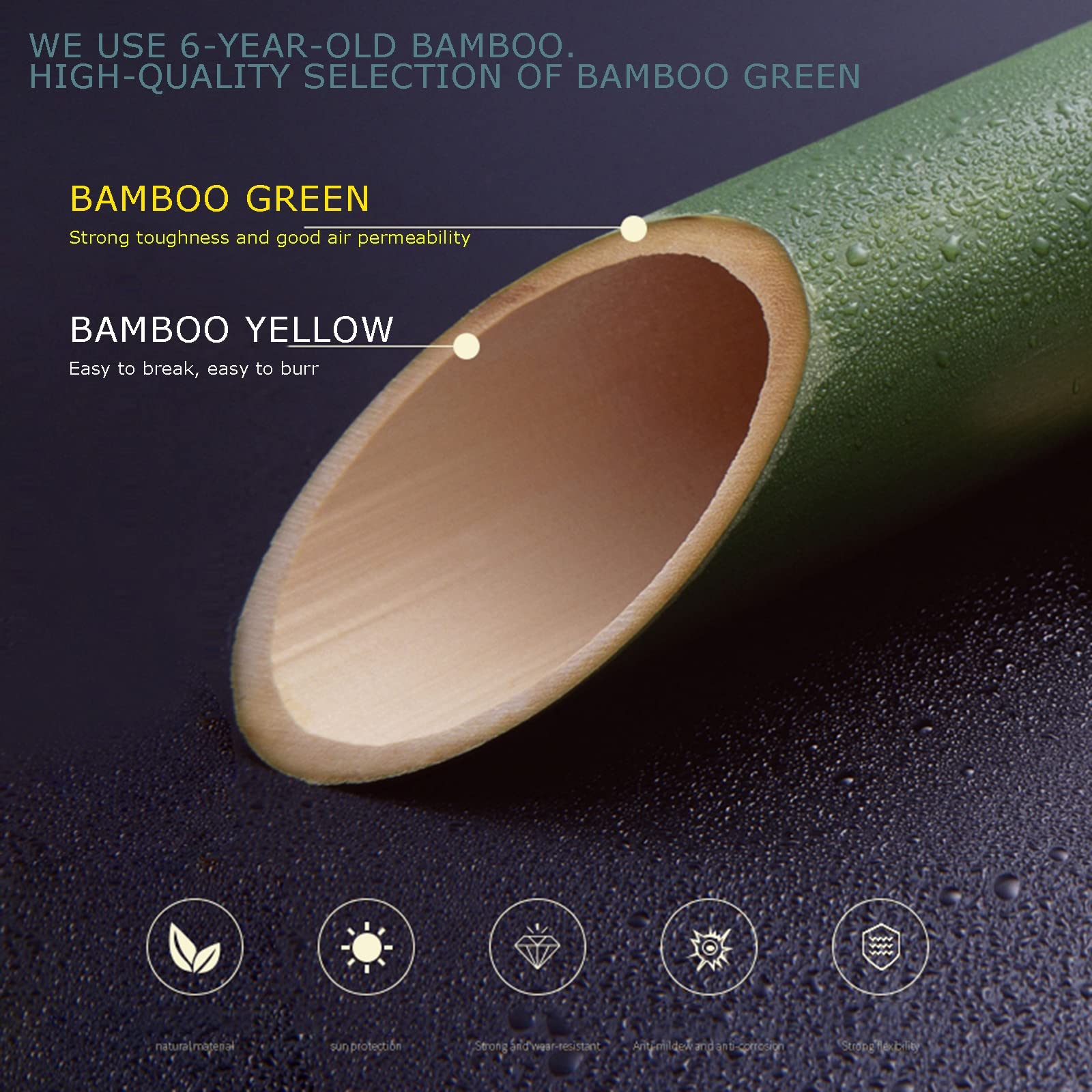 Avvolgibile Bamboo,Tenda a Rullo in bambù, Tende in Bambu da Esterno,Tende A Rullo per Interni, Oscurante Traspirante Tenda - per Giardino Balcone Porta Finestra,W70xH140cm/W27.55xH55.12in
