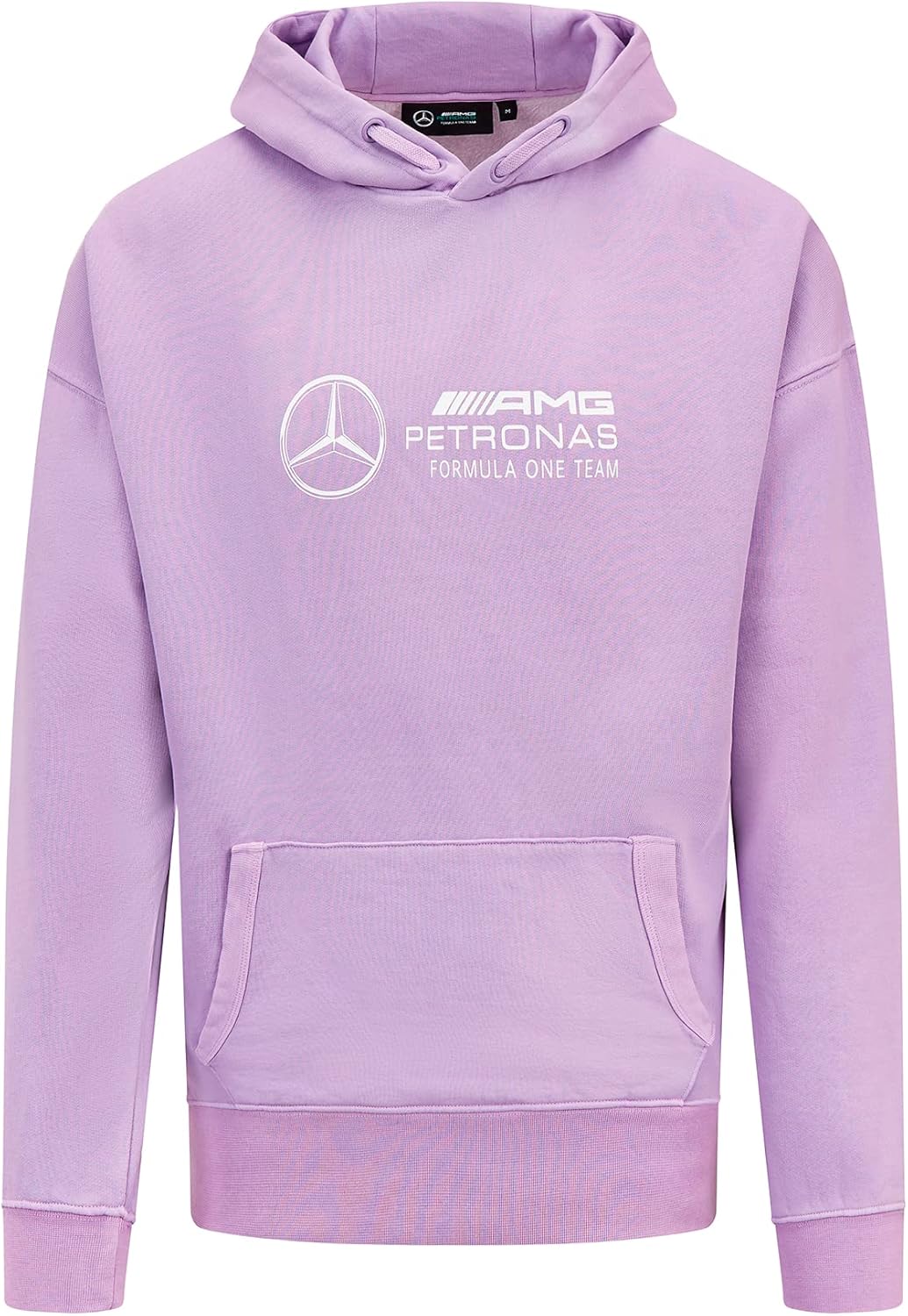 Mercedes AMG Petronas Formula One Team - Retro Hoodie - Lilac - Size: 3XL