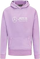 Vista 1 de Mercedes AMG Petronas F1 Unisex Retro Hoodie - Mint/Lilac/Blue