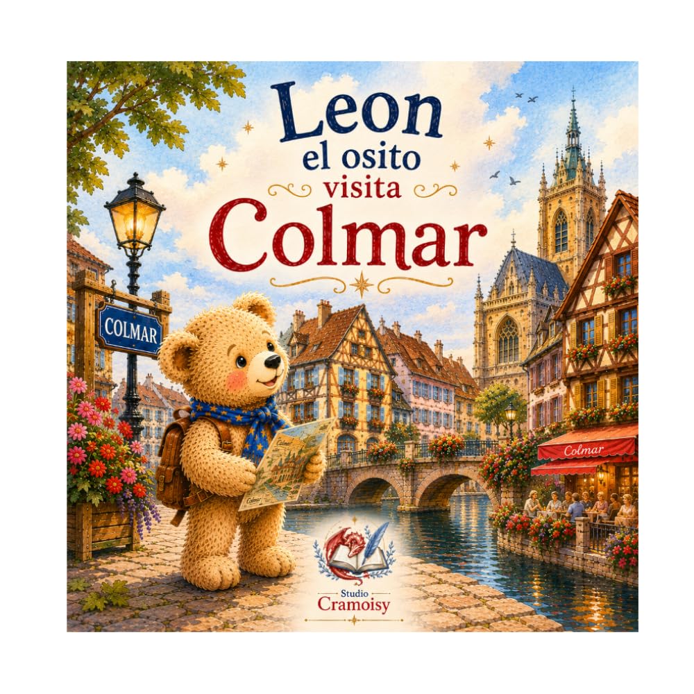 León el osito visita Colmar: N°12 - ¡Una aventura alsaciana llena de color! (León el osito visita Francia)