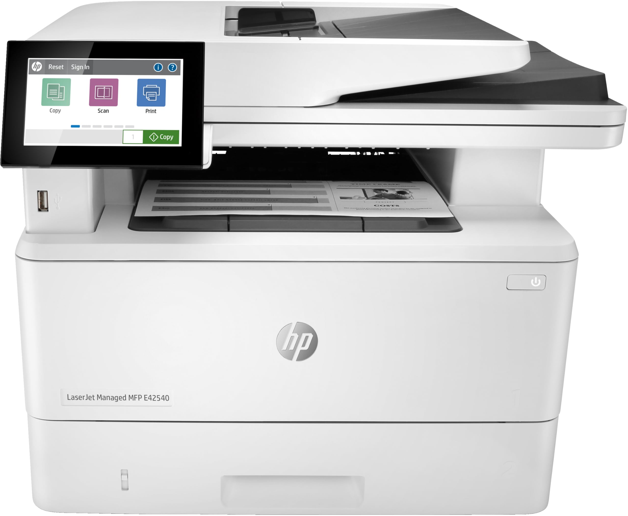 HP Laserjet Managed E42540f MFP imprimante monochrome multifonction laser performante