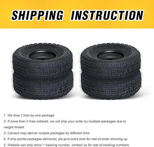 Miniatura 6 de MOTORHOT 19x7.00-8 ATV UTV neumáticos delanteros de 4 capas 19x7x8 deportivos todo terreno sin cámara Juego de 2