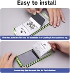 MAGIC JOHN 2 Pack Screen Protector for Samsung Galaxy S23 Ultra - PET Film, Fingerprint ID Compatible, Easy Installation, Shock-Resistant, 3D Curved, Bubble Free