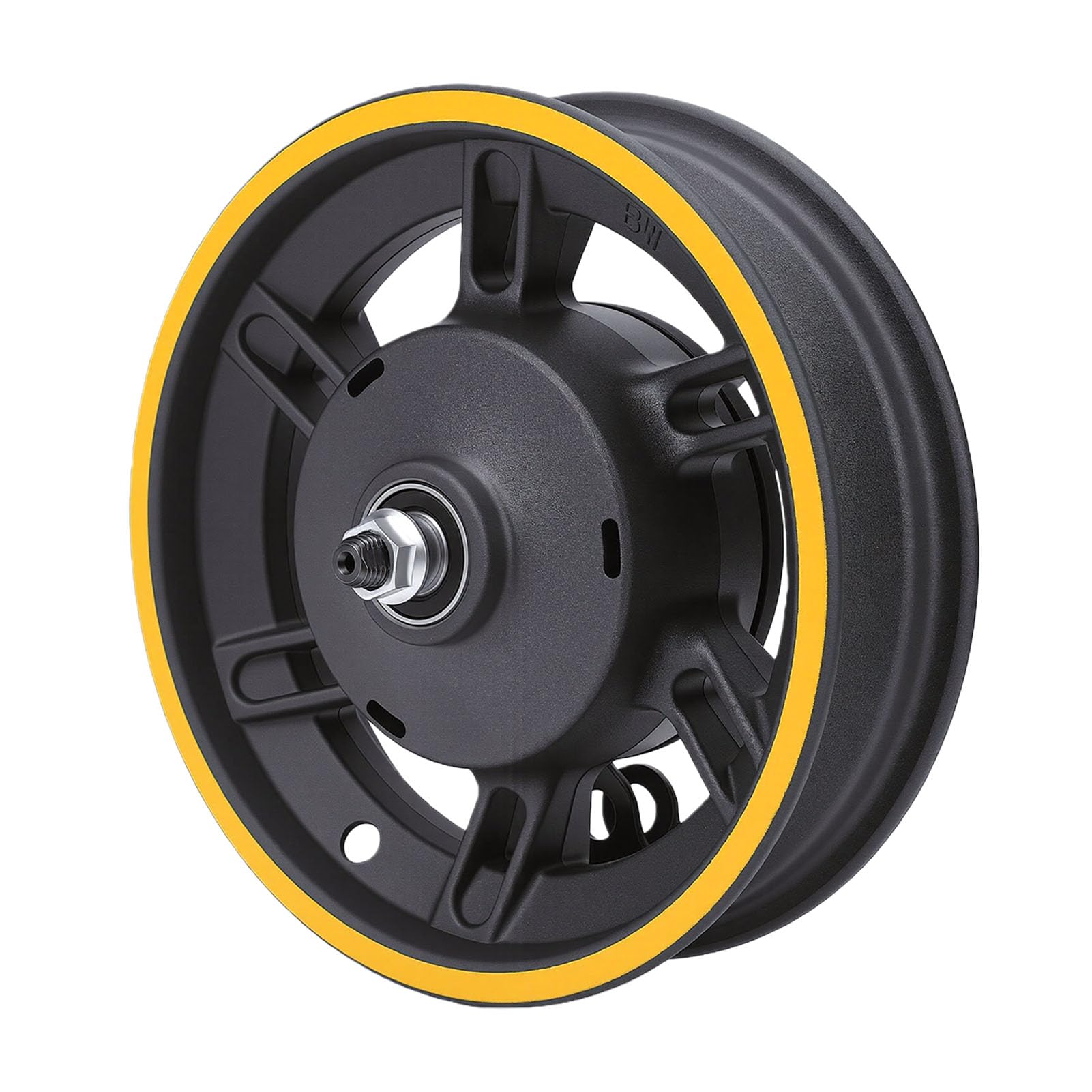cubo Ruota Anteriore per Scooter Elettrico 10 Pollici 60/70-6.5 | Cerchio in lega di alluminio resistente con freno a tamburo per pneumatici per scooter elettrici da 10 pollici