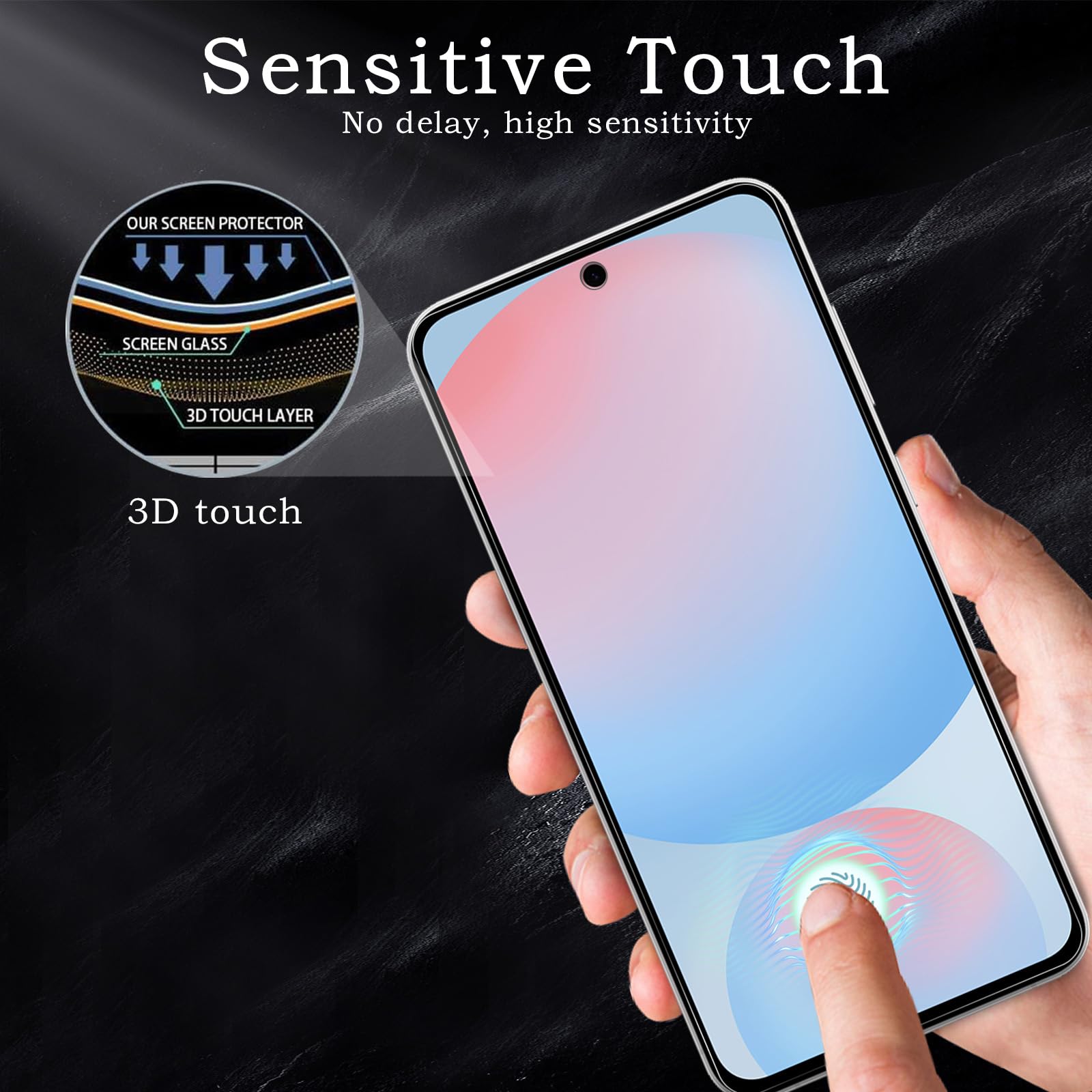 Pellicola protettiva per la privacy per Samsung Galaxy S24 FE, accessori in vetro temperato infrangibile, pellicola in vetro temperato anti spia, ultra resistente, durezza 9H, antiriflesso, HD,