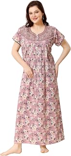 Soulemo Women's Printed Blended Nighty 1732 Price In India