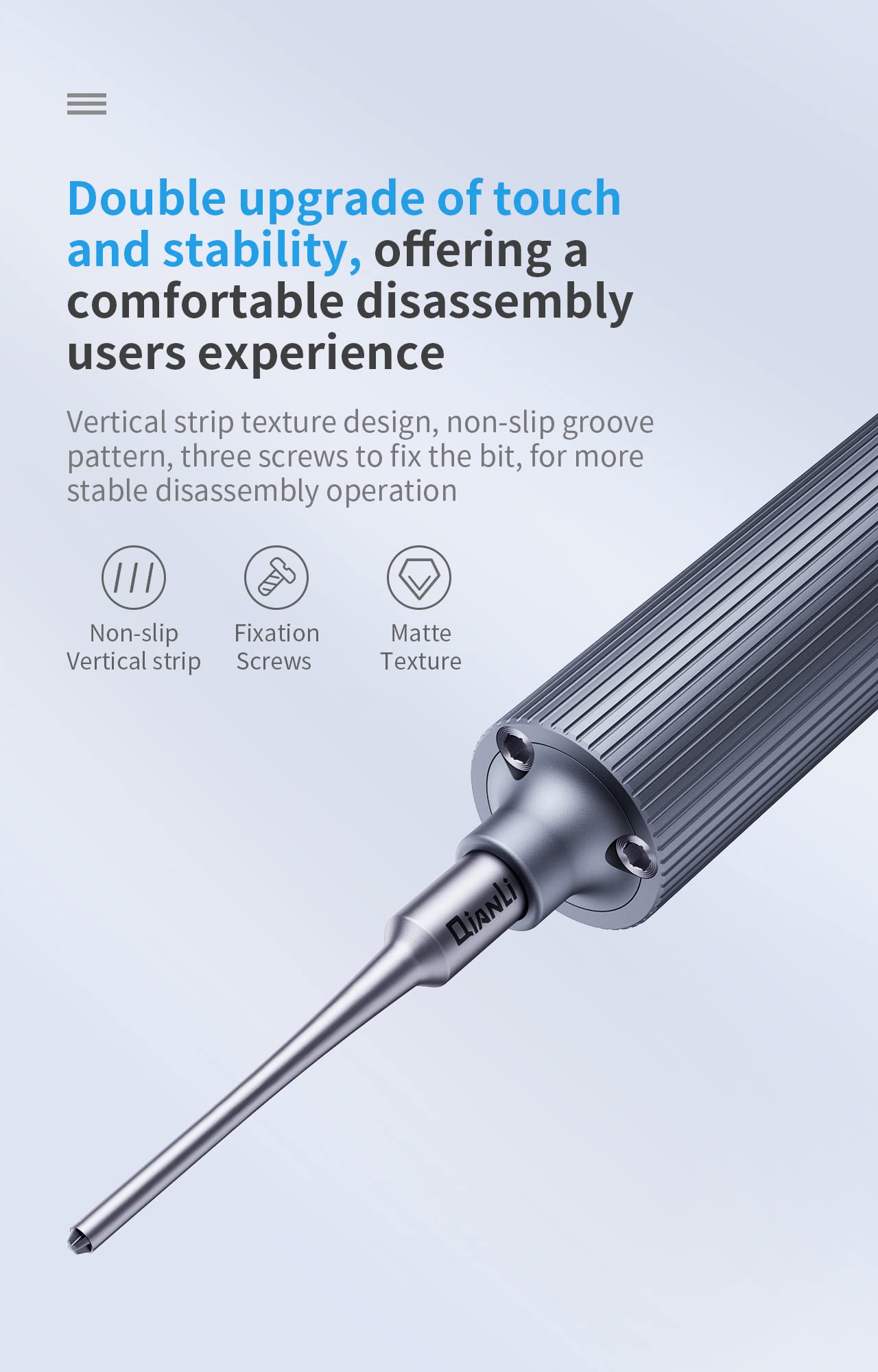 iPhone修理用2Dドライバー qianli ドライバー 5本セット