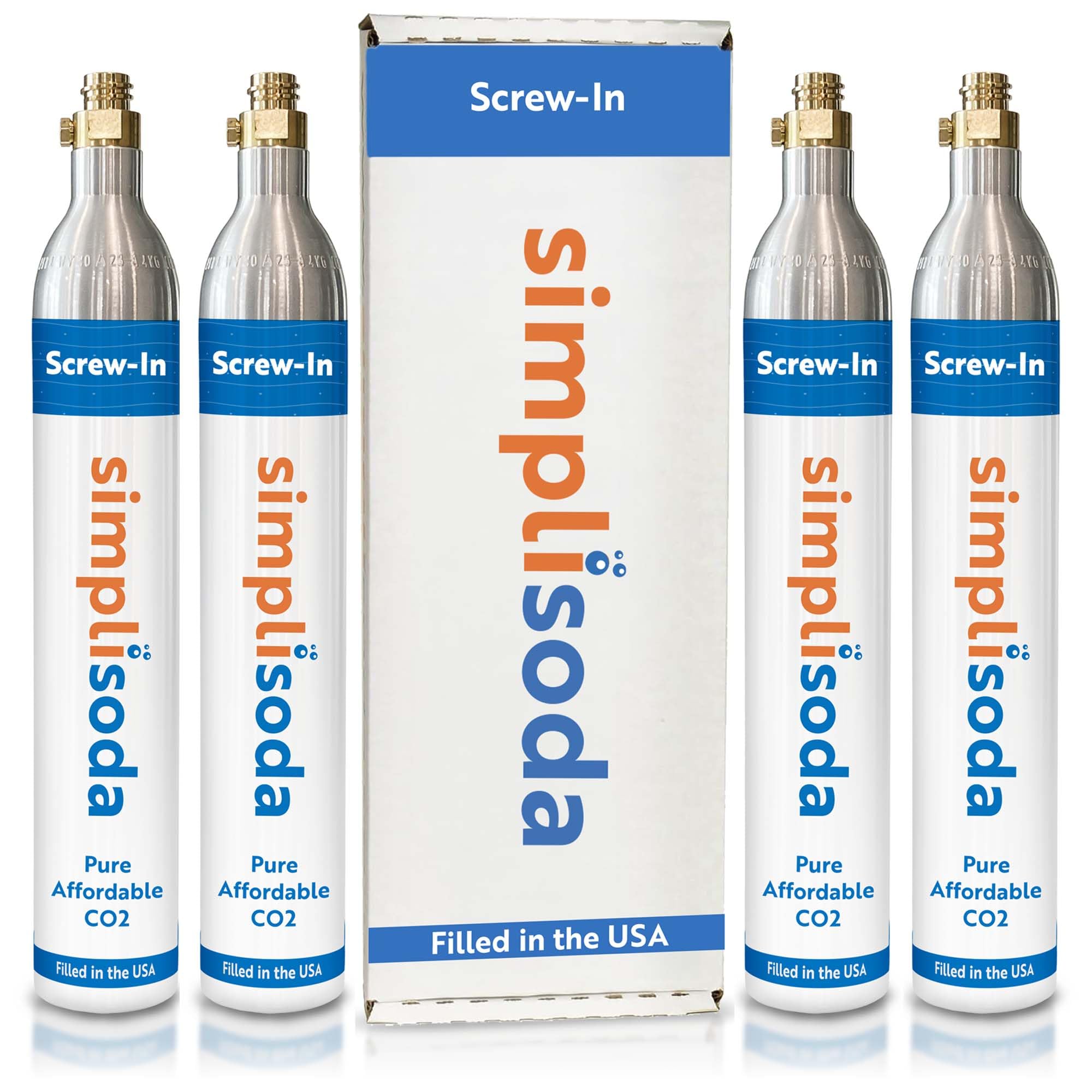 sodastream CO2ボンベ 60L 未開封3本 空3本　セット　炭酸水 Amazon.com: SodaStream CO2 Gas Carbonation Bundle - 3 Cylinders