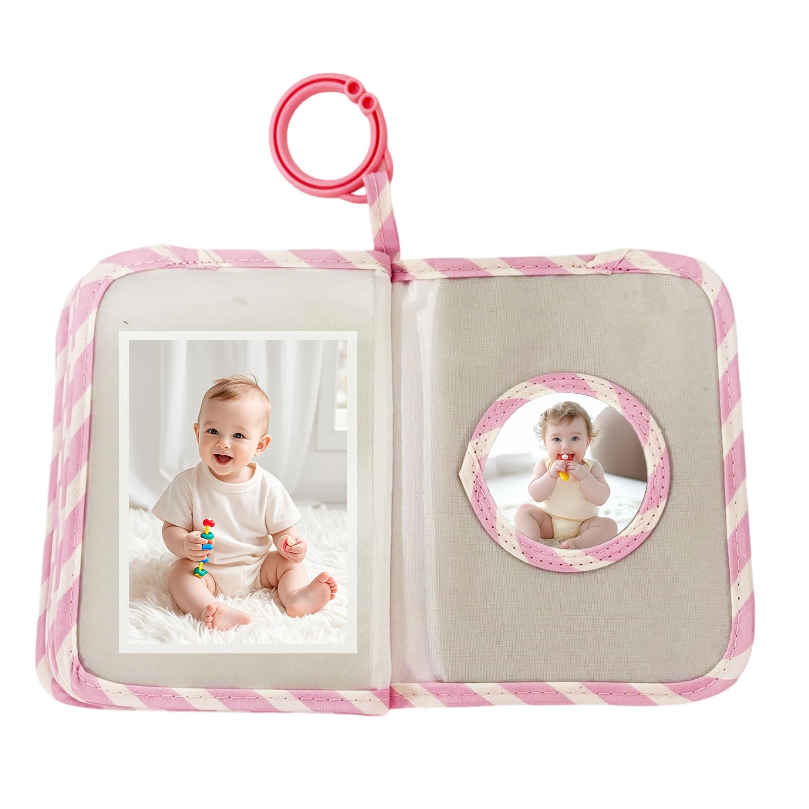 Album photo souple et mini format mignon pour souvenirs de naissance d'un bébé