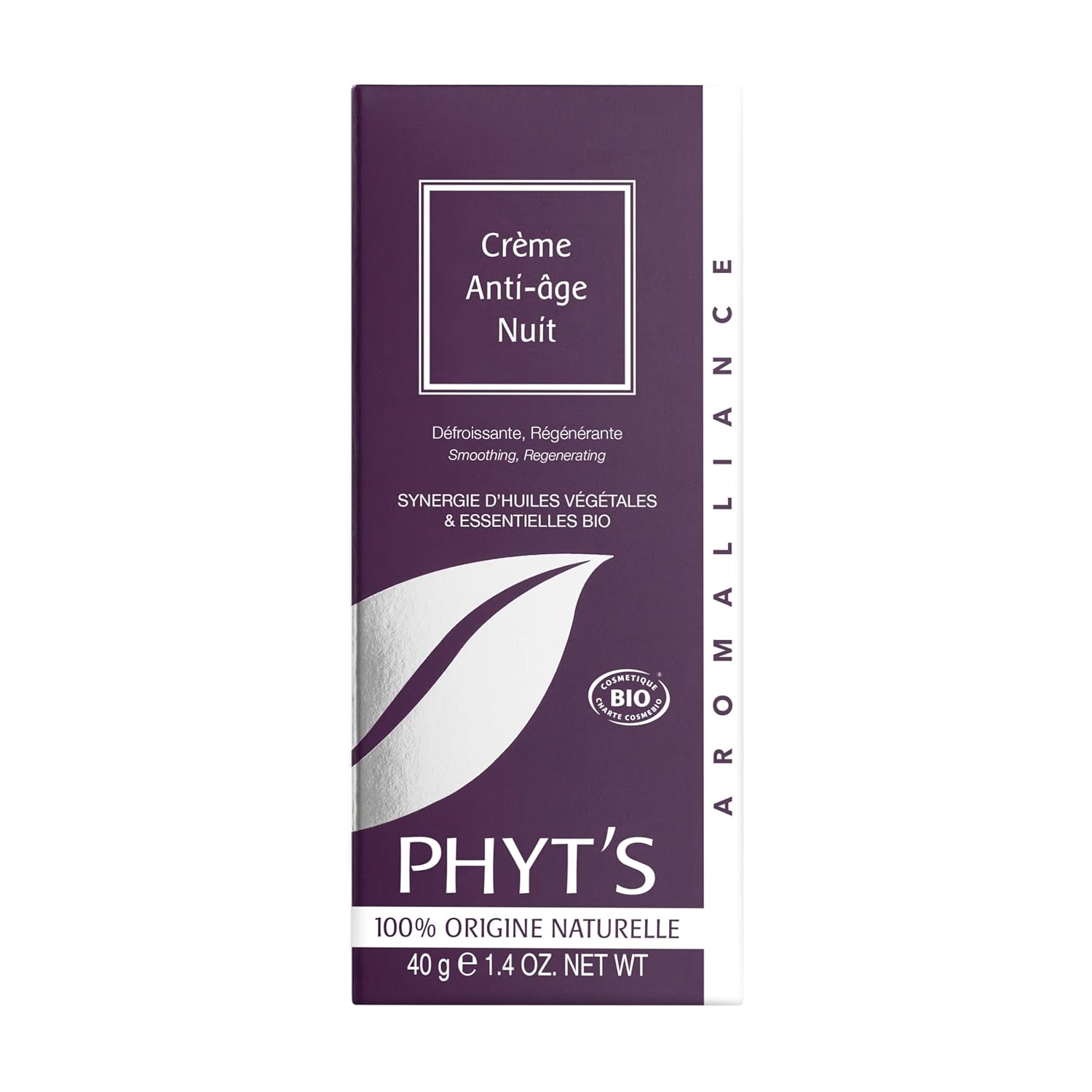 Phyts Anti-Aging Night Cream - Face Moisturizer with Beeswax and Hazel Oil - Reduces Signs of Fatigue - Regenerating Night Cream for Face - 1.4 oz - Image 2