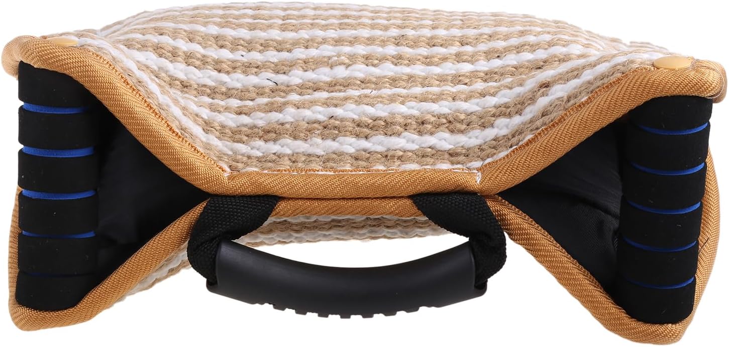 1 Piece Dog Biting Pillow whth Double Nylon Handle for Small/Middle Size Dogs with Three Firm Handles Superlight