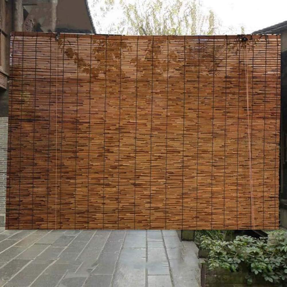 Natural Bamboo Sun Shade for Outdoor, Window Privacy Blind