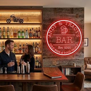 Individuelles Neon-Schild für die Bar, personalisierte LED-Bar-Deko