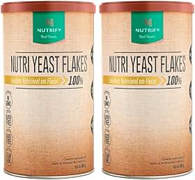 Kit 2 Nutri Yeast Flakes Nutrify 300g