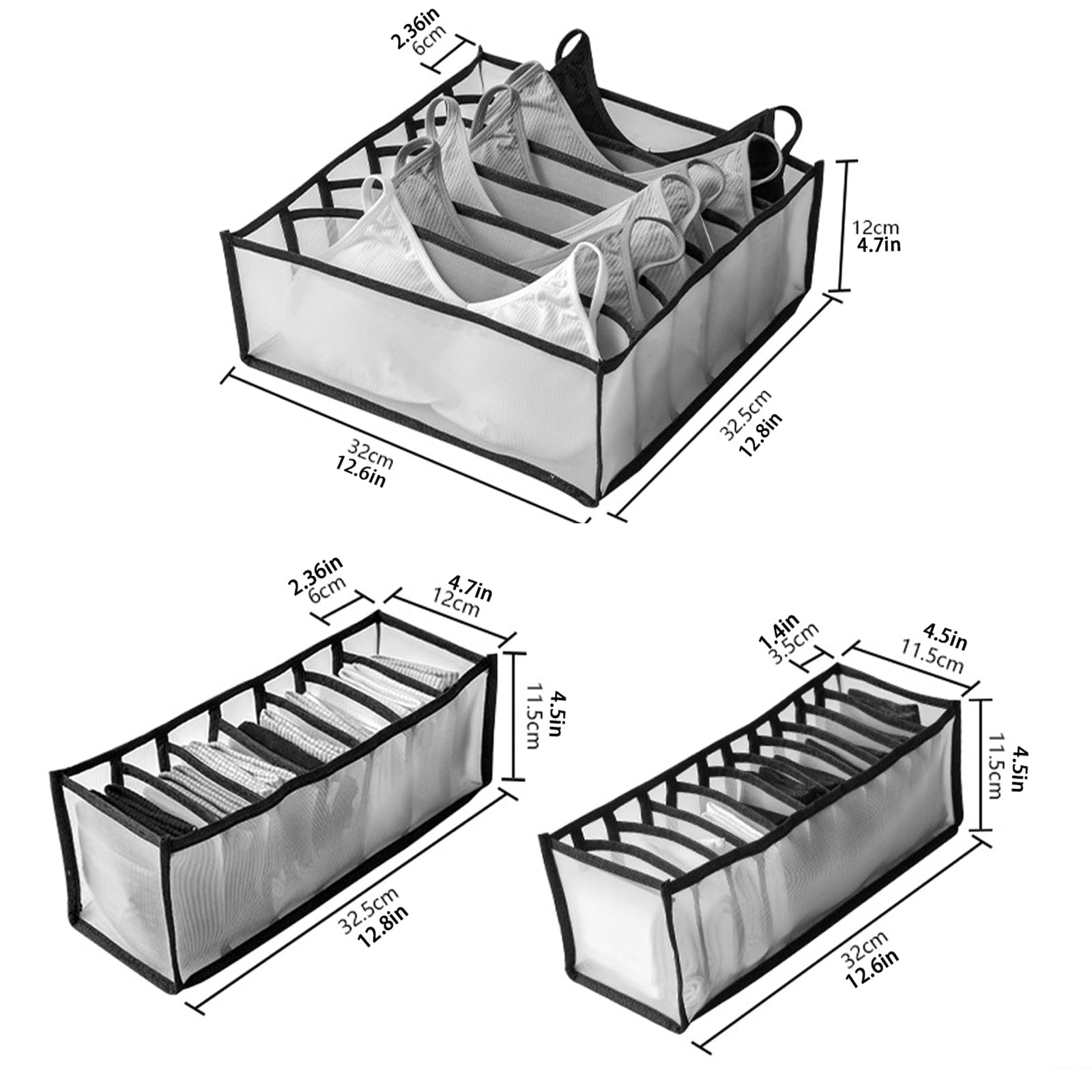 Kleiderschrank-Organizer aus Vliesstoff
