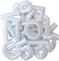 Vista 41 de GYGYL 36 Parches de Letras y Números para Planchar, Parches de Letras de Animales, Parche Bordado del Alfabeto A-Z, Números 0-9 Aplique para Ropa