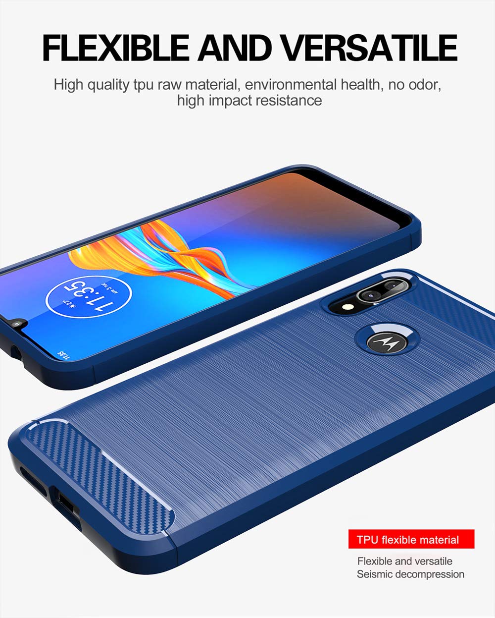 Cover Per Otorola Oto E20 Custodia Coaptibile Con Otorola Oto E20 - Foto 3