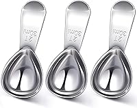 Vista 8 de Patelai 3 Piezas Cuchara de Café Cucharas Medidoras Cucharadas de Acero Inoxidable Cucharas de Café Mango Corto Cucharada para Té Azúcar Regalos
