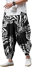 Relax Wide Leg Pants Hippy Boho Pants Men Hip Hop Street Casual Sports Trousers for Men Plus Size 2025 Baggy