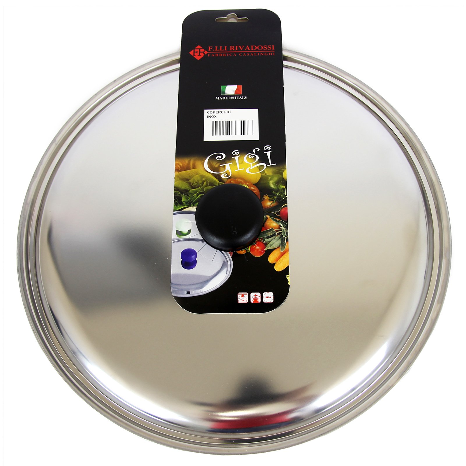 Coprichio In Acciaio Inox Cm 12 Fratelli Rivadossi - Per Pentole E Utensili Da Cucina - Foto 6